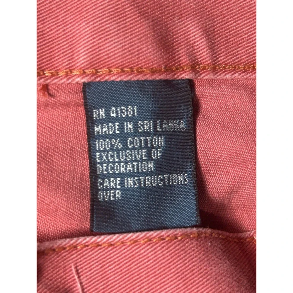Polo Ralph Lauren Dry Goods Pants Mens 33x32 Pink Salmon 5 Pocket Cotton